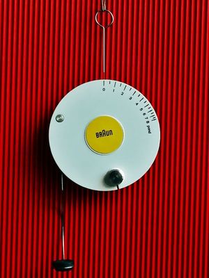 디터람스가 디자인한 Braun Tonarmwaage, 1962