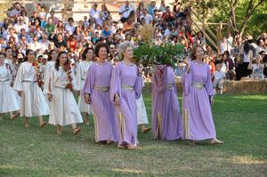 비쿠림 축제 in 기브아트 슈무엘, 이스라엘, 2009