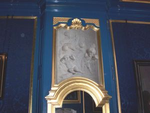 1730년대 암스테르담의 야코프 드 비트가 그린 트롱프뢰유 벽 그리자유