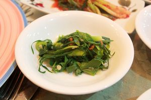 파-나물(양념 데친 파)