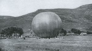 랴오양 전투, 임무 사이에 닻을 내린 러시아 기구