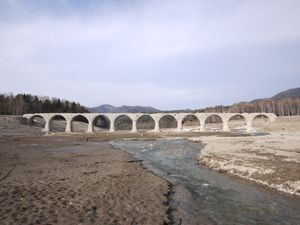타우슈베츠 강 교량 (2015년 4월)