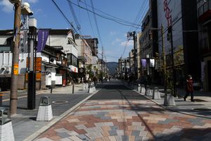 지중화 이전의 산조 거리