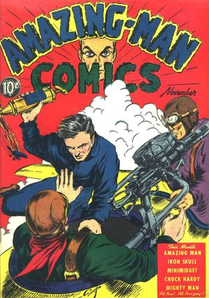 1939년 11월 Amazing-Man Comics #7 표지