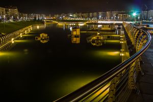 밤의 켄트 공원 풍경
