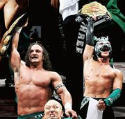 오픈 더 트윈 게이트 챔피언십 16대 챔피언 (파트너는 드래곤 키드)