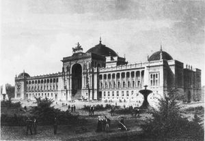 1872년 공모전에서 우승한 루드비히 본슈테트(Ludwig Bohnstedt)의 안