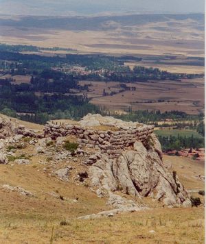 예니제칼레(yenicekale)에 남아있는 히타이트의 폐허