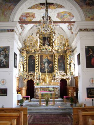 아클레타의 성 마리아 예배당 내부