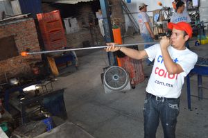 봉을 들고 겉 불기