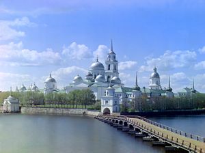 1910년 오스타시코프 근처 스톨브니 섬의 닐루스 수도원