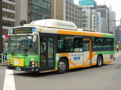 CNG 논스텝 버스(type-A)PJ-LV234L1개도쿄도 교통국