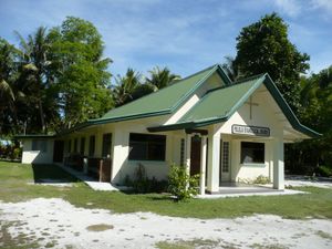 펠렐리우섬 내 교회 (2010년 3월 27일 촬영)