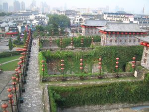 위에서 본 옹성