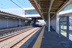 2021년 5월에 촬영한 승강장 모습