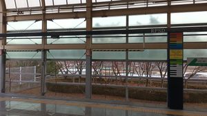 로프형 스크린도어의 모습