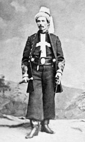 죽음의 주아브 복장의 프랑수아 로슈브룬