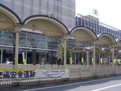 시내 전차 승강장 ("마쓰야마시역 앞 정류장" 시대)