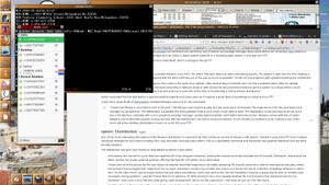 Manjaro OpenRC 데스크톱 with wmaker