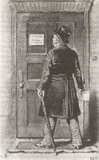 “THE RED-HEADED LEAGUE IS DISSOLVED” - 시드니 파제트 그림, 『스트랜드 매거진』에 실린 삽화