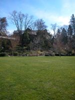 리시아 공원의 공공 녹지에 있는 오리건 셰익스피어 페스티벌 극장