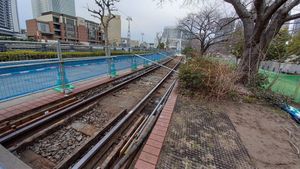 개수 공사 모습(2024년 3월 23일)