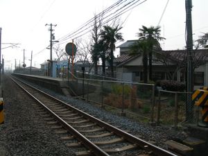 플랫폼 (2008년 1월, 타쿠마 방면에서)