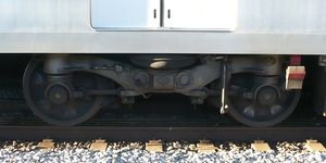 06계 전동차의 동력 대차 (스미토모 금속 공업 SS-135형)