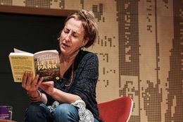 덴마크 오르후스에서 열린 LiteratureXchange Festival (2019)의 유디트 헤르만