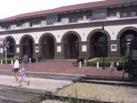 암트랙 템플역, 원래 애치슨, 토피카 & 산타페 철도역으로 건설되었다