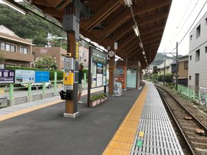 리모델링 후 승강장 (2018년 8월 12일)