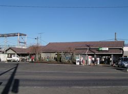 (구) 류오역사. 현재는 개량 공사로 철거됨.