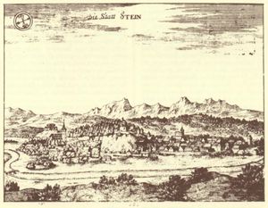 1689년 캄니크의 동판화