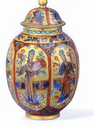 유럽법랑녀도관(ヨーロッパ琺瑯女図罐)·청(清)나라