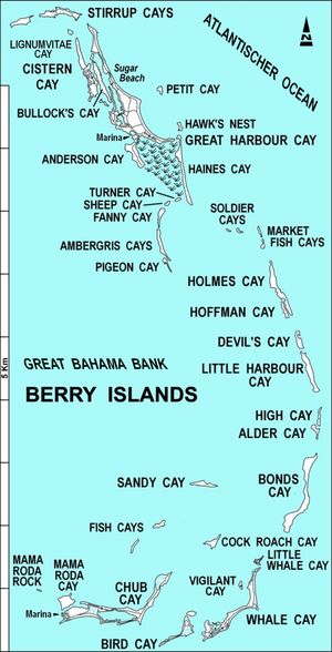 베리 제도 지도
