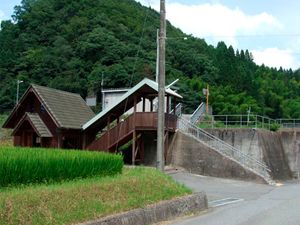 대합실 측에서 본 이시이역