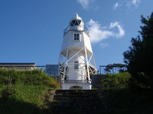 세계등대 100선 중 하나인 히메자키등대