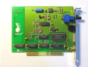 1990년 애드립 뮤직 신시사이저 카드