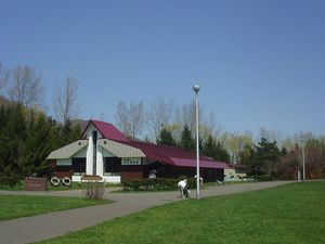 삿포로시 토요히라가와 연어과학관(2004년 5월)