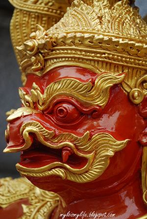 가루다의 얼굴 부분 (태국 송클라 주)