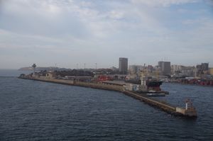 다카르(중앙)에 있는 BCEAO 본부 타워