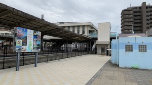 구다마쓰역 남쪽 출구 (2022년 2월)