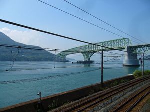 2006년 8월의 오바타케 세토와 오시마 오하시 다리