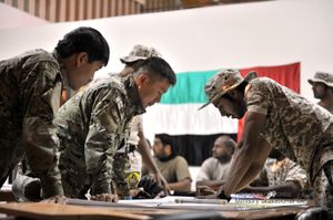 아크부대원들의 임무브리핑