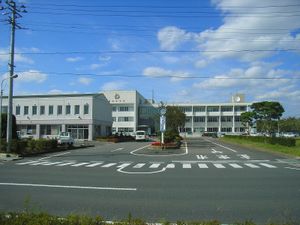 구 와카야나기 정사무소. 현재는 구리하라시청 와카야나기 종합 지소