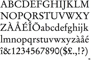 스템펠 가라몽(Stempel Garamond)체