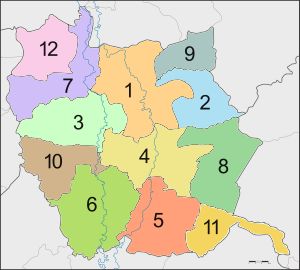 12개의 암푸 지도