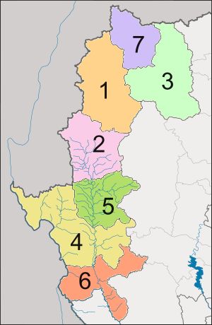 매홍손 주의 행정 구역 지도