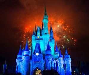 월트 디즈니 월드의 신데렐라 성