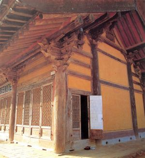 무위사 극락보전 측면2